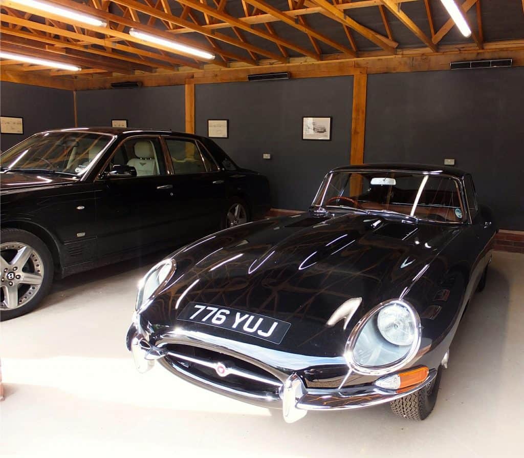 Infrared heaters are the best garage heaters for classic car preservation applications.