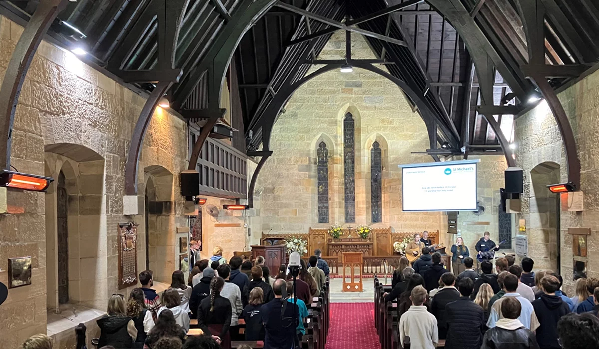 Colorados providing church hall heating at St Michaels Church in Wollongong New South Wales