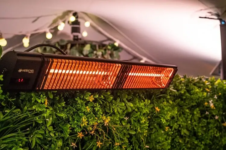 Electric patio heaters from Herschel Infrared: warmth outdoors