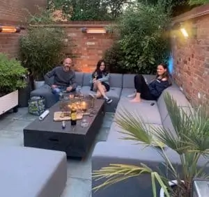 Herschel California heating London terrace