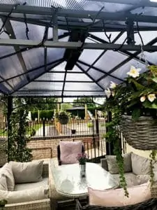 Herschel Manhattan outdoor heaters warming restaurant terrace
