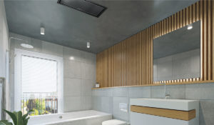 Krystal Black bathroom installation