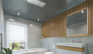 White Krystal in bathroom