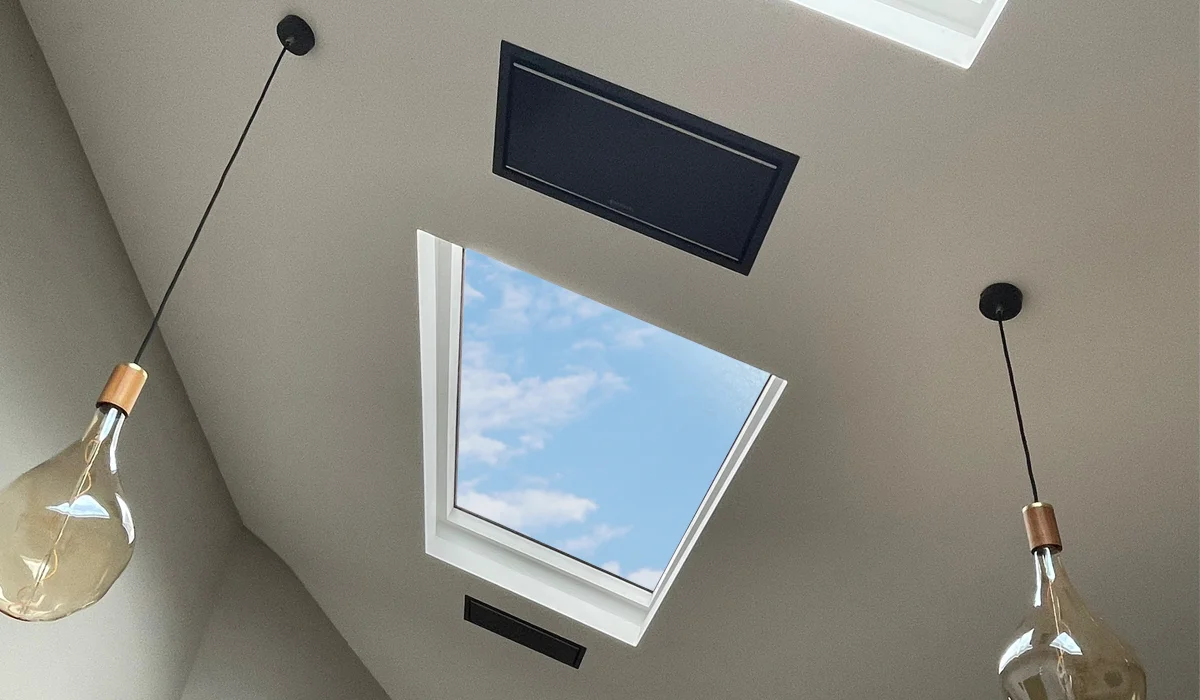 Krystal Black recess ceiling installation