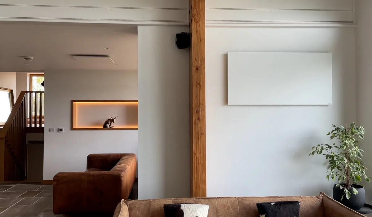 Comfort white infrared panel heater