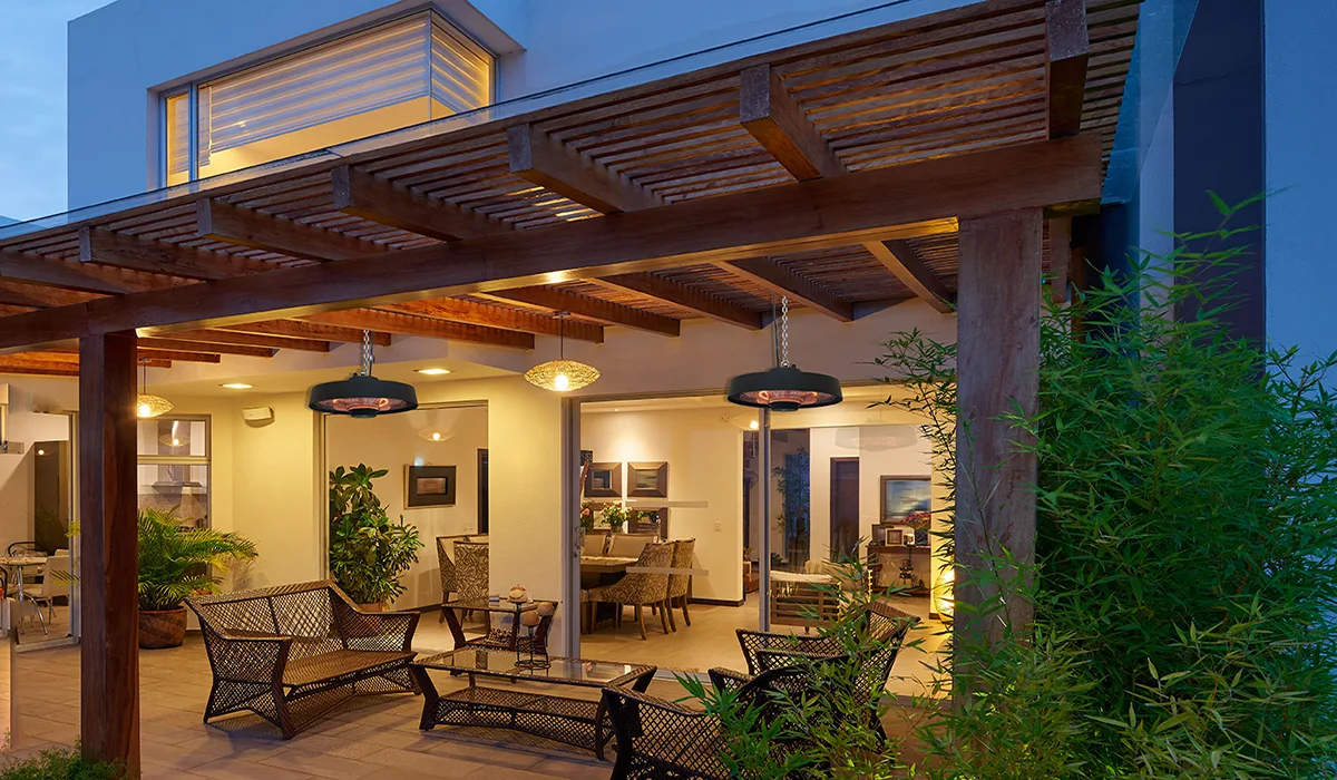 Hawaii hanging patio heater
