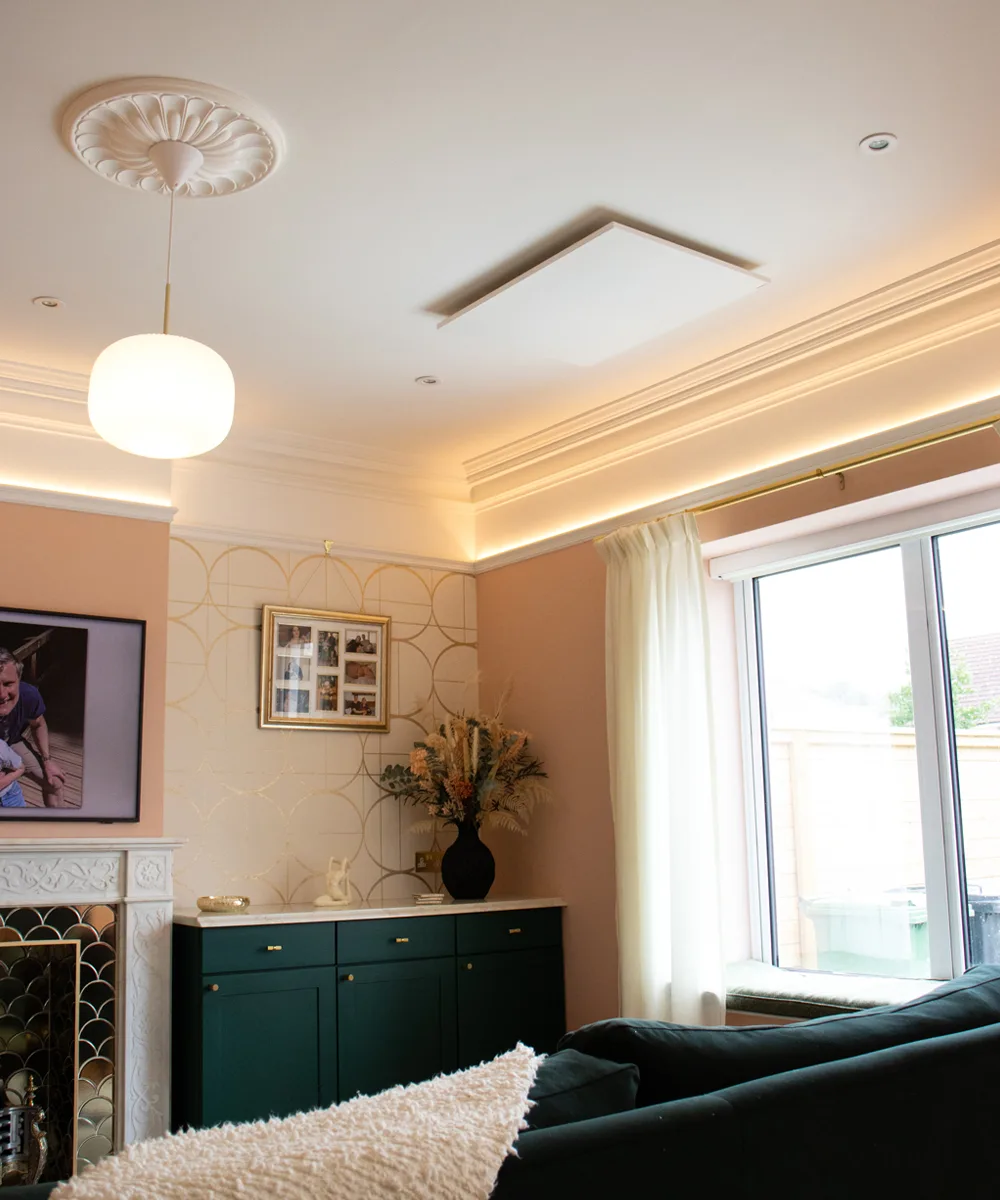 Herschel Comfort panel installed on the ceiling