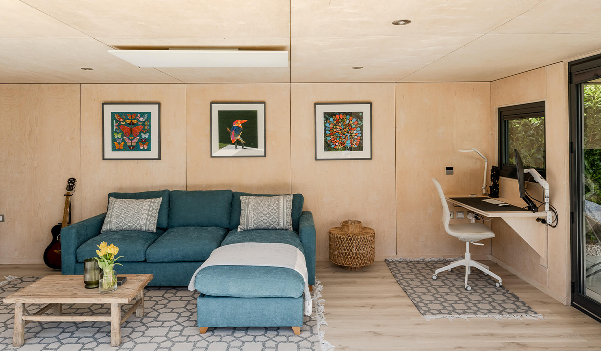 Comfort panels installed in pool house