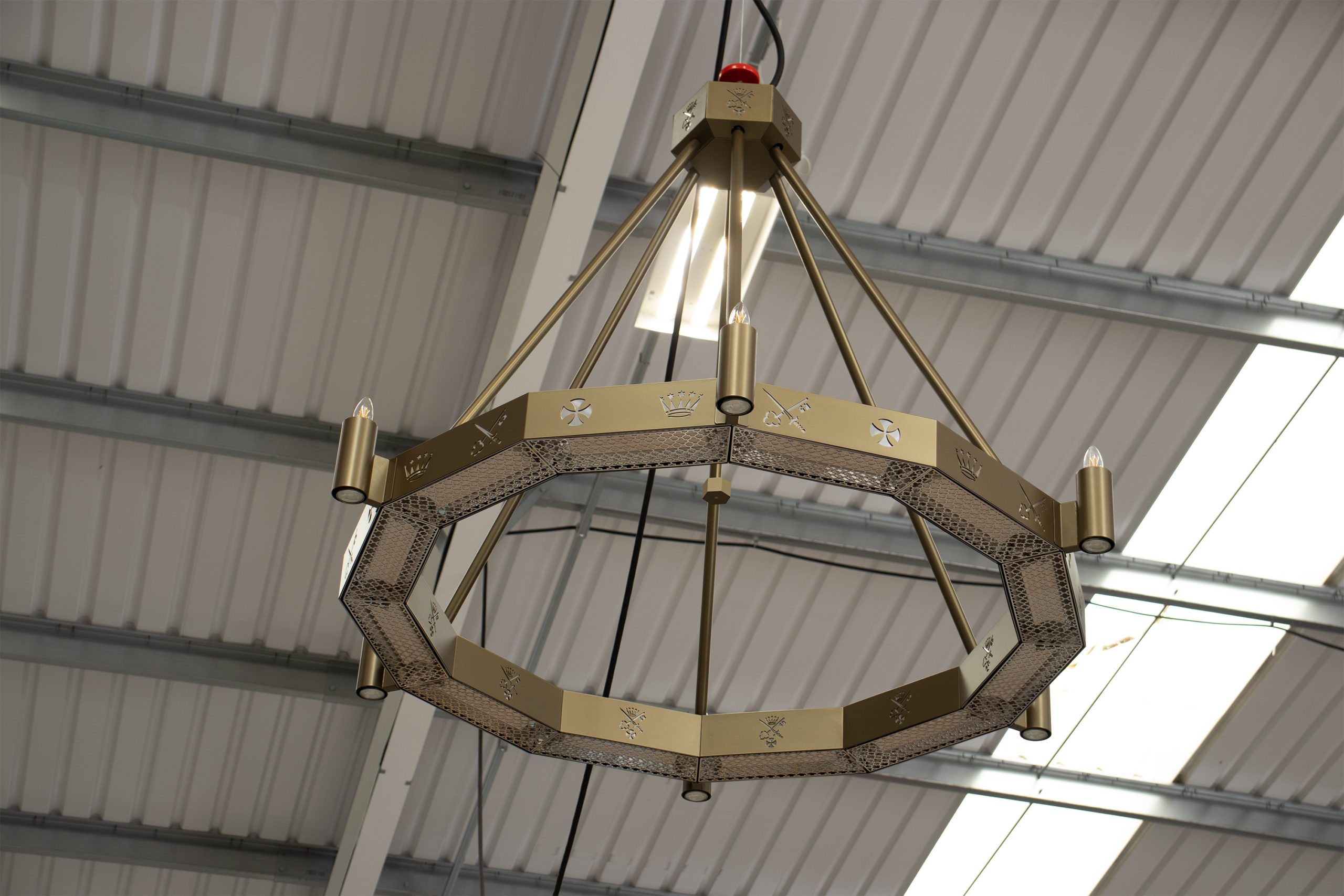 Halo heater designed for St Paul’s Cathedral, Melbourne