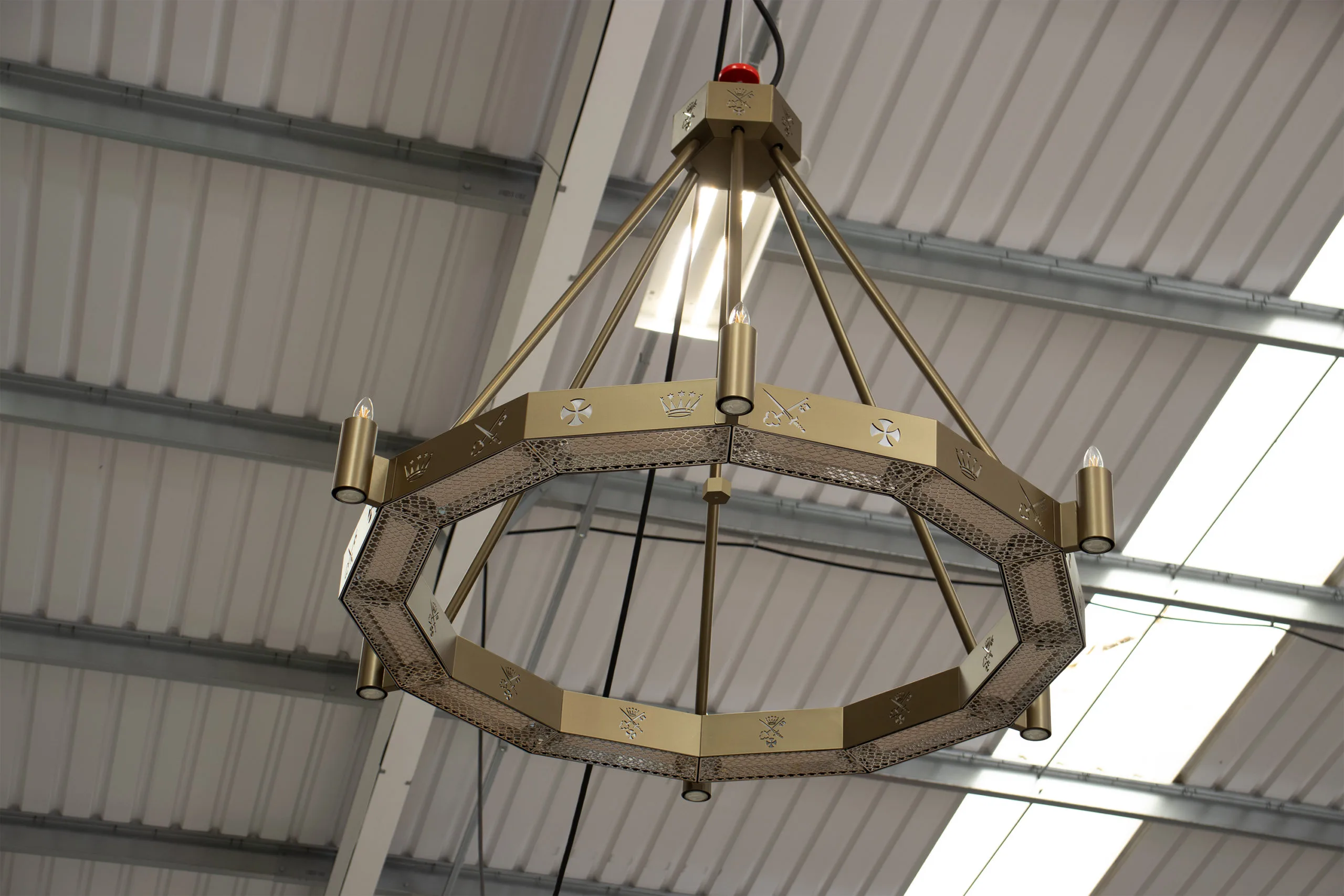 Halo heater designed for St Paul’s Cathedral, Melbourne