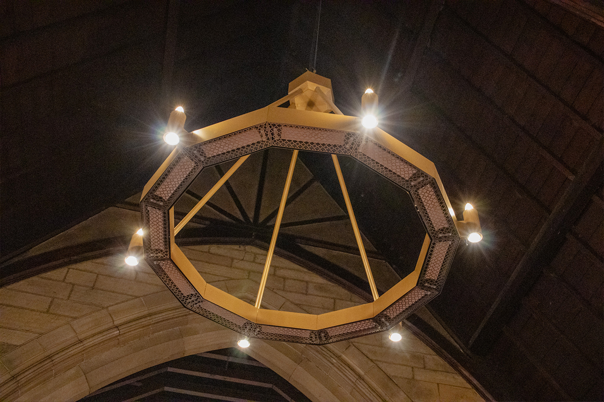 Halo installed in St Peter's Church, Galashiels
